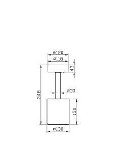 Настольная лампа 12*34,8 см, LED, 3W, 4000К, Maytoni AI Collaboration MOD229TL-L3B3K1 прозрачный