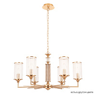 Светильник 77 см, Crystal Lux GLORIA SP6 BRASS, латунь