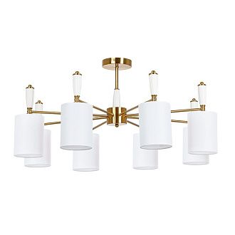 Люстра **40- см, 8*E14*40W, Arte Lamp Waverley A4102PL-8PB, Полированная медь