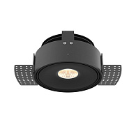 Встраиваемый светильник 9,9*9,9*4,9 см, LED, 9W, Maytoni Technical Move DL060-9W3-4-6K-TRS-B черный, вр 11 см