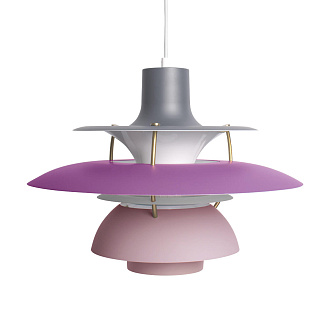 Подвесной светильник 40*38 см, 1*E27*40W  LOFT IT Floret 10113 Pink розовый