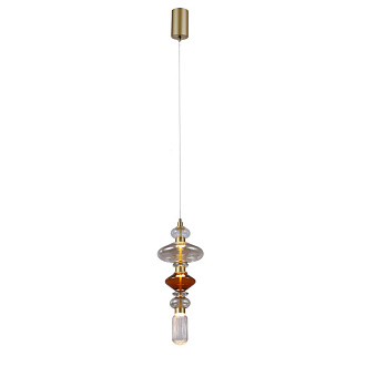 Подвесной светильник 23*180 см, LED, 12W, 4000К, Favourite VENETO 4237-1P латунный
