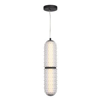 Подвесной светильник 15*150 см, 1*LED*22W, 4000K, ST-Luce Saguaro SL6144.403.01, черный