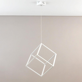 Подвесной LED светильник Citilux Куб CL719300 Белый, 40W*4000K