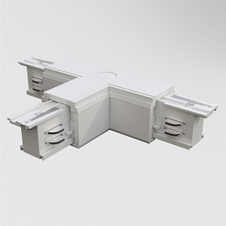 Коннектор для шинопровода Maytoni 3 phase track system TRA005CT-31W-R, белый