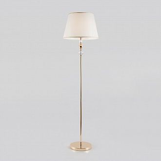 Классический торшер с абажуром 40 см Eurosvet Sortino 01072/1 золото