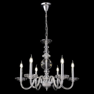 Светильник 65 см, Crystal Lux ARABESQUE SP6 CHROME, хром