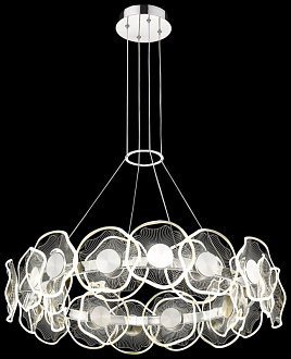 Светильник подвесной Wertmark Helena WE453.24.103, 80*80 см, хром