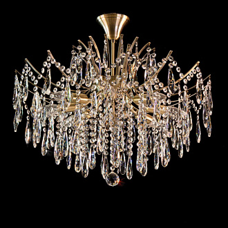 Подвесная люстра Citilux Селена CL302183, диаметр 55 см, бронза