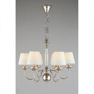 Подвесная люстра 65*70-150 см, 6*E14, 40W, Aployt Perla APL.731.03.06, хром