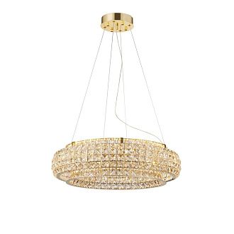Люстра Ø600 x H160(1200), мм, 112W 3000-6000K, H GOLD (Золото) NewRgy E70-ф600*H160 H GOLD