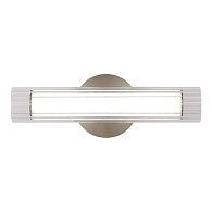 Бра Никель/Белый, Прозрачный LED 1*7W 3000K/4000K St Luce  SL2010.121.01