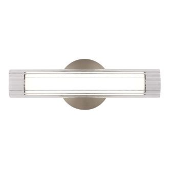 Бра Никель/Белый, Прозрачный LED 1*7W 3000K/4000K St Luce  SL2010.121.01
