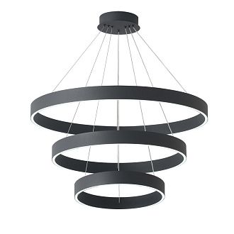 Люстра *40*5-155 см, *LED*158W, 3000-6000K, Crystal Lux Tron TRON SP158W LED BLACK, Черный