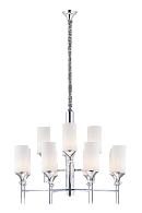 Люстра  800*650-1500, 12*E14, 40W NewRgy Модерн 8903/8+4CR CHROME, Хром