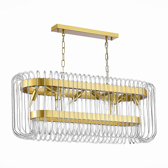 Люстра подвесная 93* 320W, ST LUCE GROSSETO SL1228.203.08 Золотистый