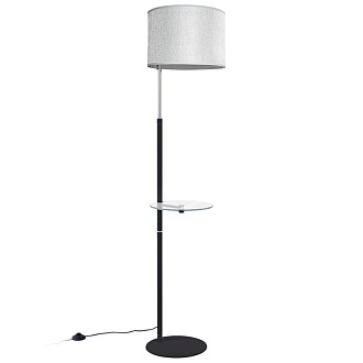 Торшер 36*163 см, 1*E27, Чёрный матовый\Хром Citilux Батлер CL806011