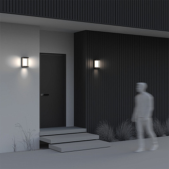 Светильник настенный 15,2*11,5*26,5 см, LED, 10W, 3000К, Maytoni Baker Street O021WL-L10B3K черный