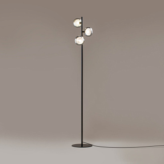 Торшер 160 см, Freya Modern FR5435FL-03B, черный