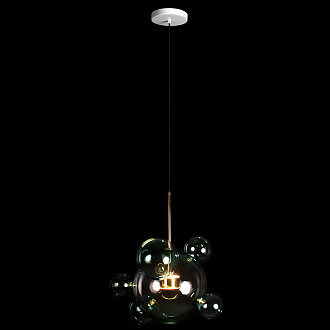 Подвесной светильник 46*68 см, 1*LED*10W LOFT IT Bolle 2027-P6 Blue золото