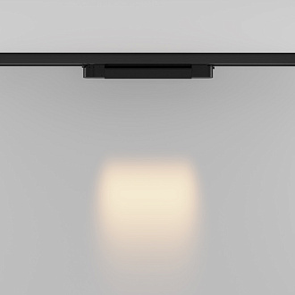 Трековый трехфазный светильник 38 см, 10W, 2700K, Maytoni Points TR195-3-10W2.7K-M-B, черный
