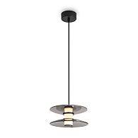 Подвесной светильник 25-212 см, LED*6W, 3000K, Freya Tower FR5537PL-L6B, Черный