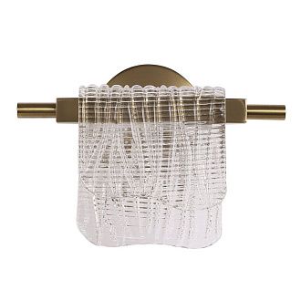 Бра 13*27*18,5 см, 1*LED*6W, 3000K, ST-Luce Voile SL6021.201.06, золотой