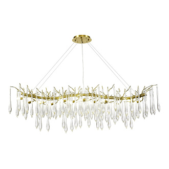 Светильник подвесной 150*40*40/180 см, 12*G9 4000K ST LUCE Teardrops SL1660.213.12 шампань