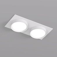 Светильник встраиваемый 22*11*4,5 см, 2*GX53*15W, Denkirs FLAT DK2092-WH, белый
