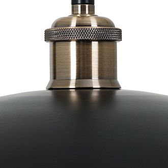 Подвесной светильник 49 см, Arte Lamp Cappello A7056SP-1BK, черный