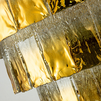 Подвесная люстра Favourite Midas 3017-25P, D1000*H1065/2040, золотой латуни стеклянный декор выполнен по муранской технологии с частичным золочением