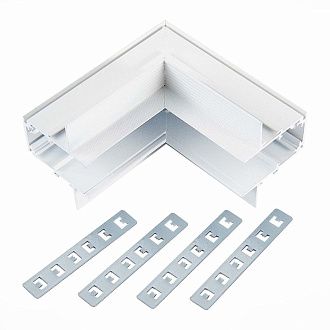 Коннектор 10*10*6,3 см, ST-Luce Track White magnet in ГКЛ 12мм ST1007.549.12, белый