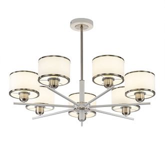 Люстра на штанге 74 см с абажурами Белая Citilux ALTON CL421272