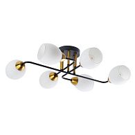 Люстра 20*63 см, 6*E27, 60W, Arte Lamp Andrea A8141PL-6BK, Черный
