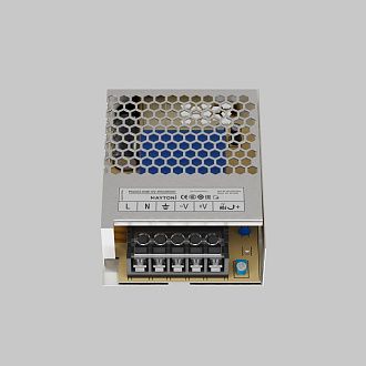 Блок питания PSL002 12V 60W IP 20 811007, 10*8*3 см, Maytoni Led Strip 811007, Серебро
