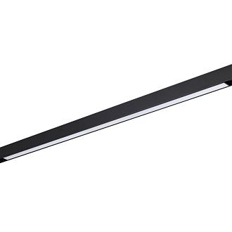 Cветильник  86,8*2,5*3 см, 1*LED*30W, 3000-6000K, Novotech VECTOR PORT 359943, черный,  диммир. пульт ДУ/Tuya Smart Life