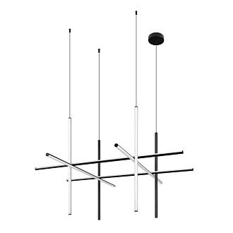 Подвесной светильник 120 см, 60W, 3000K, LOFT IT Coordinates 10393/A Black, черный