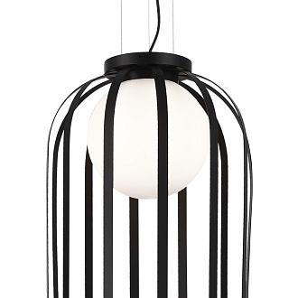 Подвесной светильник 40*200 см, E27, 60W, ST-Luce NORDIC SL6129.403.01 черный