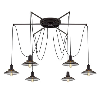 Подвесная люстра Citilux Эдисон CL451262, темный шоколад