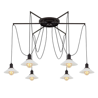 Подвесная люстра Citilux Эдисон CL451262, темный шоколад