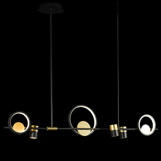 Светильник 120**30 см, 6*LED*5+40W, 3000K, Loft It Saturn 10094/1200, Черный