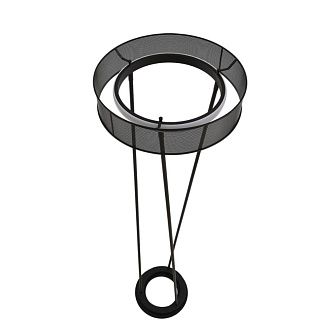 Торшер 165 см, 30W, 3000-6000K, Lumion Ledio Alva 8370/30FL, черный