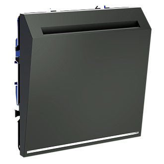 Выключатель встраиваемый S70 карточный 16А, титан Voltum VLS010706