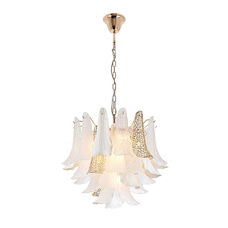 Подвесная люстра 60*62/120 см, 10*Е14 MODELUX premium ML.6777.10P GD золото