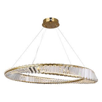 Люстра подвесная 100*40 см, 1*led*52W 3000K Lussole Kent LSP-7120 бронзовый