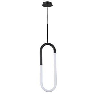 Светильник подвесной 2*15*45 см, 1 LED*20W, 3500 К, Arte Lamp Lumino A2233SP-20BK, Черный