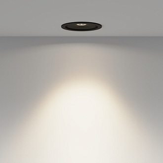 Встраиваемый светильник 12*12*4,5 см, LED, 9W, Maytoni Technical Move DL060-9W3-4-6K-B черный