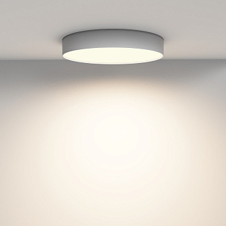 Накладной светильник 40*40*6 см, LED, 45W, 3000К, Maytoni Technical Zon C032CL-45W3K-RD-W белый