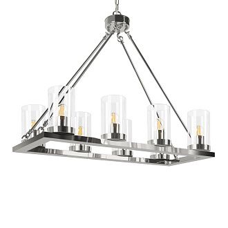 Подвесной светильник 76 см, Loft IT Candlelight 10437/760R, никель