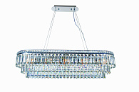 Люстра L1000 x W300 x H360, мм, 10*40W (400W), CHROME+CLEAR (Хром + Прозрачный Хрусталь) NewRgy 2796R/10A CHROME+CLEAR